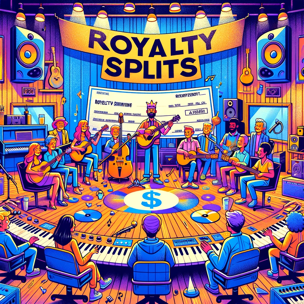 Understanding Royalty Splits: Collaborations and Co-Writing